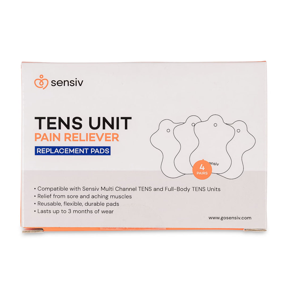 Sensiv Electrotherapy Electrode Small Butterfly Replacement TENS Pads