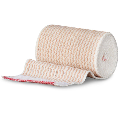 Dukal Premium Care Sterile Elastic Bandage 3 Inch x 5 Yard High Compression Hook and Loop Closure Tan Bandage