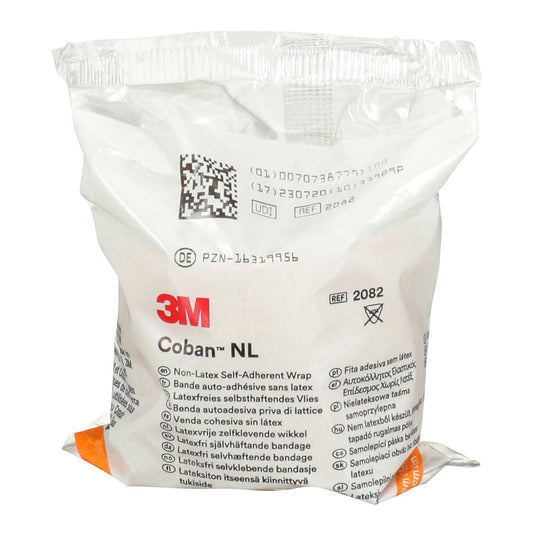 3M Coban LF Self-Adherent Cohesive Bandage Blue 2 Inch x 5 Yard Low Compression Wrap