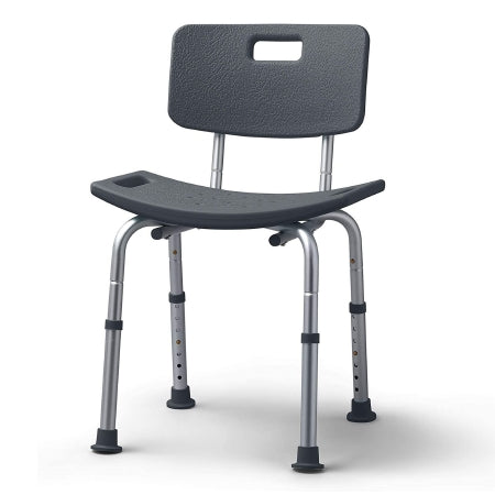 Shower Chair MGC Health Without Arms Aluminum Frame With Backrest 13-1/2 Inch Seat Width 300 lbs. Weight Capacity