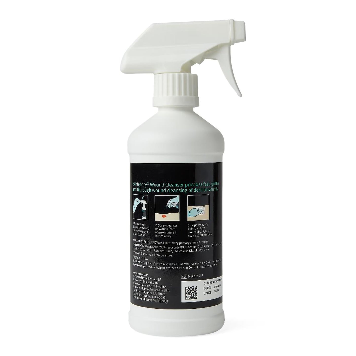 Skintegrity Wound Cleanser 16 oz Pump Bottle Urea-Based Noncytotoxic Wound Irrigation Solution