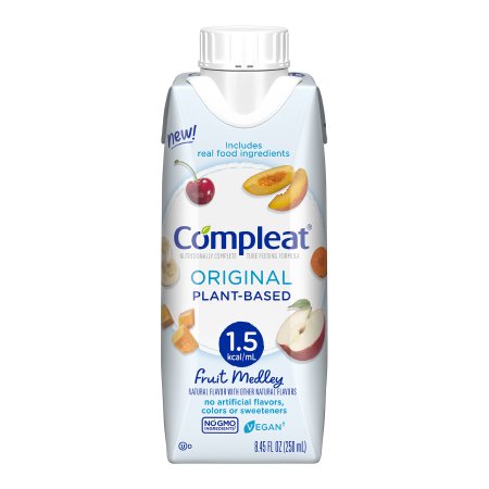 Tube Feeding Formula Compleat Original 1.5 Fruit Medley Liquid 250 mL Reclosable Carton