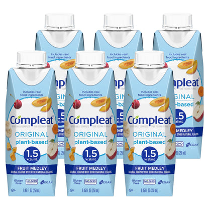 Compleat Original 1.5 Fruit Medley Tube Feeding Formula 250 mL Carton