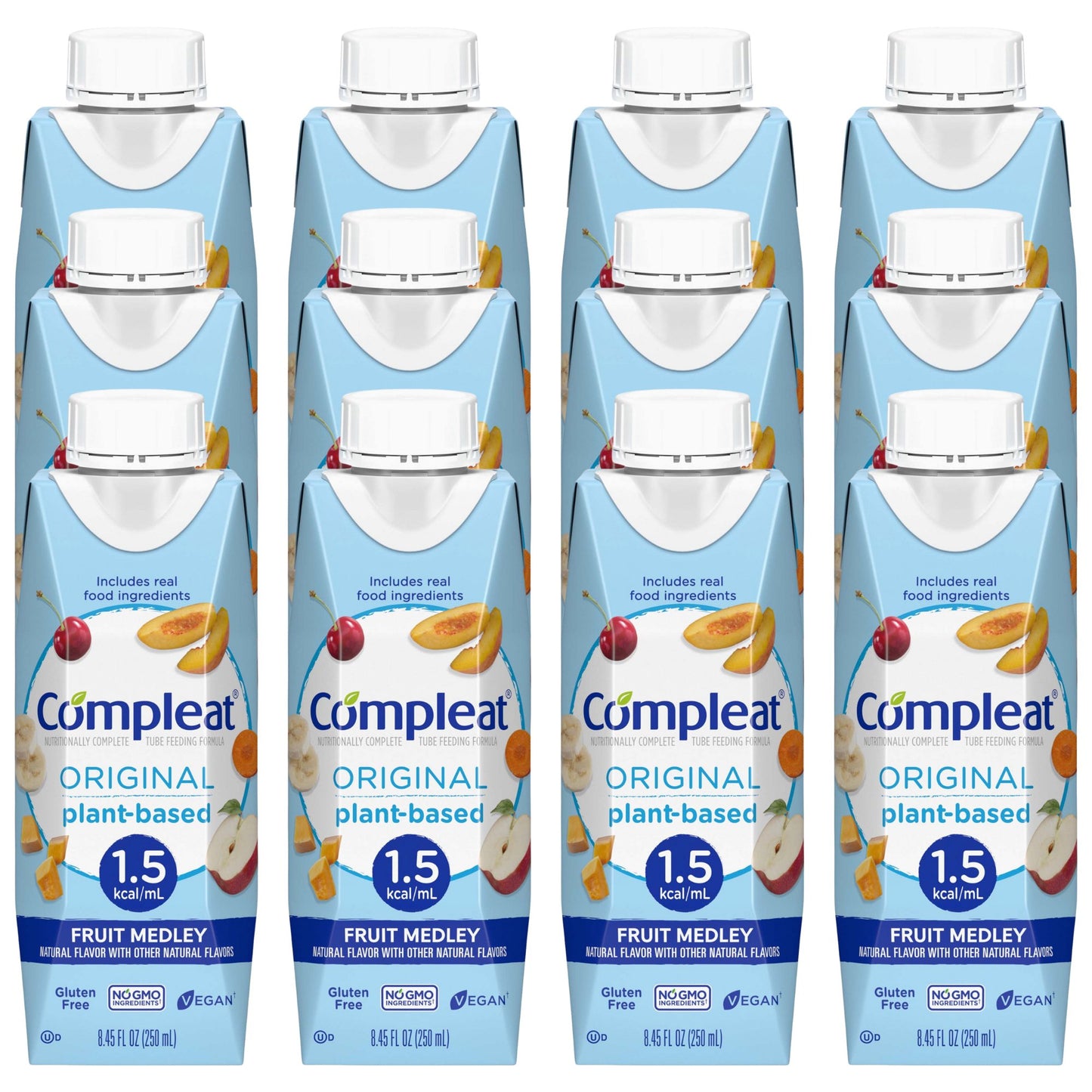 Compleat Original 1.5 Fruit Medley Tube Feeding Formula 250 mL Carton