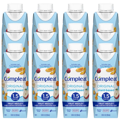 Compleat Original 1.5 Fruit Medley Tube Feeding Formula 250 mL Carton
