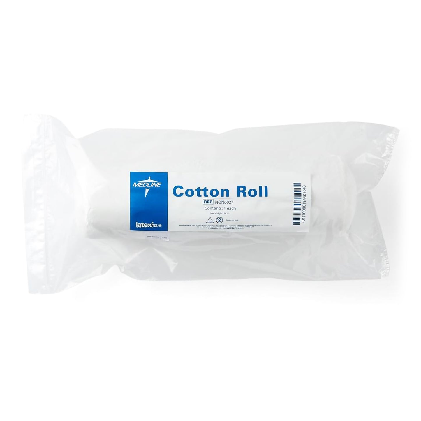 Medline Bulk Rolled Cotton 11-1/2 Inch x 11 Foot NonSterile Absorbent Cotton Roll