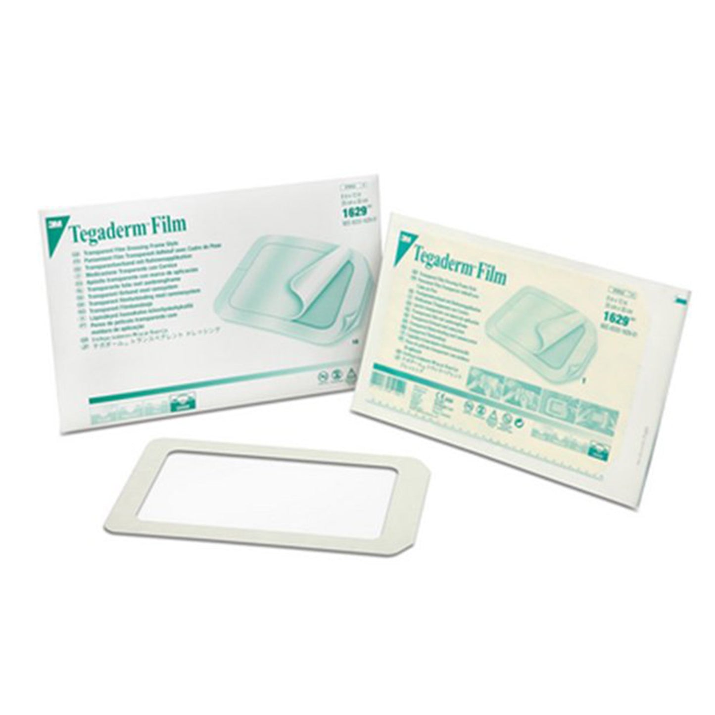 3M Tegaderm Transparent Film Dressing 8 x 12 Inch Sterile Frame Style Dressing with Label
