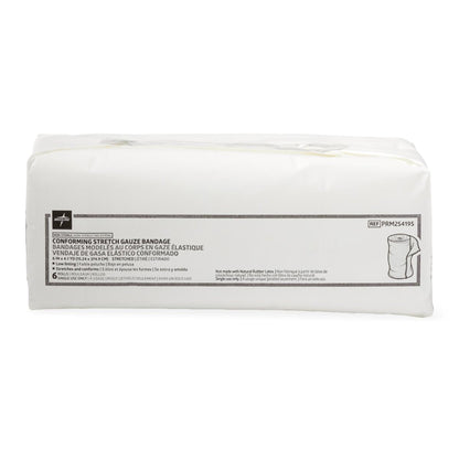 Medline Essentials Conforming Bandage 6 Inch x 4.1 Yard NonSterile 1-Ply 12 Pack