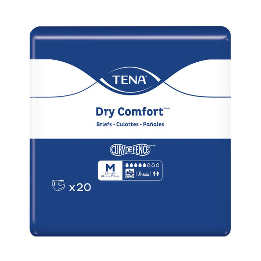 Unisex Adult Incontinence Brief TENA Dry Comfort