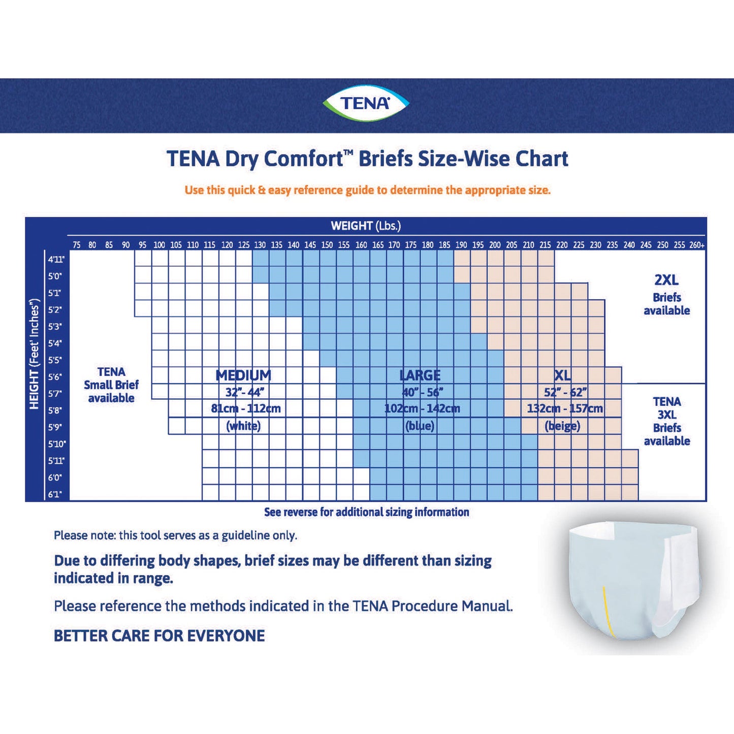 Unisex Adult Incontinence Brief TENA Dry Comfort