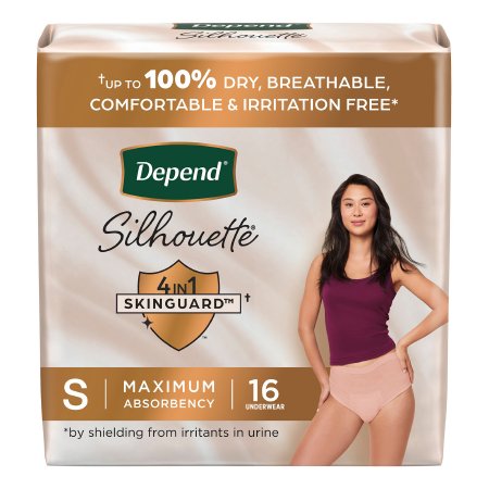 Female Adult Underwear Depend Silhouette Waistband