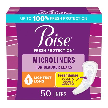 Incontinence Liner Poise Fresh Protection Microliners