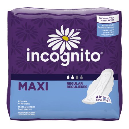 Feminine Pad Incognito Regular Absorbency