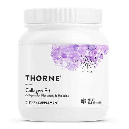 Oral Supplement THORNE Collagen Fit Unflavored Powder 17.8 oz. Canister