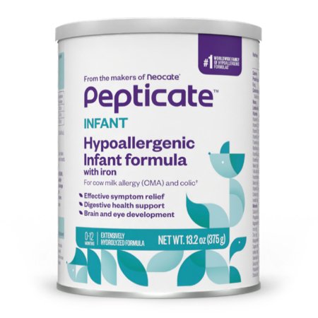 Infant Formula Pepticate Unflavored 14.1 oz. Can Powder Iron Food Allergies