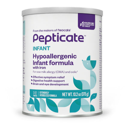 Pepticate Infant Formula Powder 13.2 oz Unflavored for Cow’s Milk Allergy