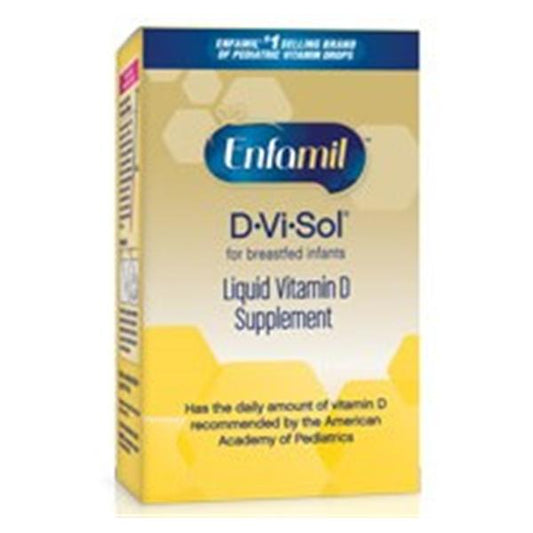 Enfamil D-Vi-Sol Pediatric Vitamin D Oral Supplement Drops Unflavored 50 mL Bottle