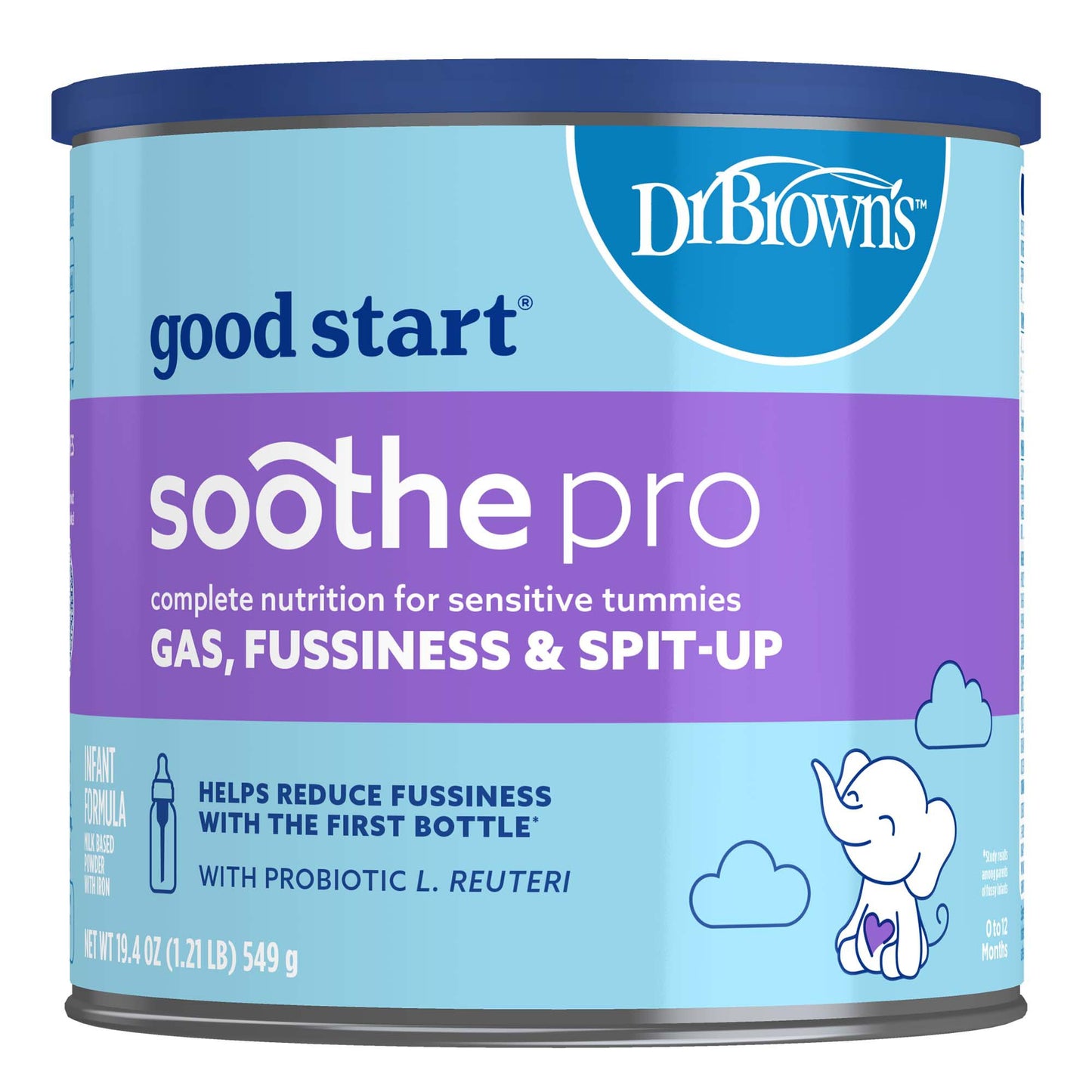 Dr. Brown's Good Start Soothe Pro Infant Formula Powder 19.4 oz for Sensitive Tummies