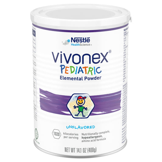 Vivonex Pediatric Amino Acid Oral Supplement Powder Unflavored 400 Gram Can