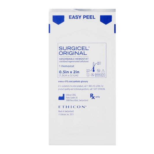 SURGICEL Original Absorbable Hemostatic Dressing 1/2 x 2 Inch Sterile – 12 Count