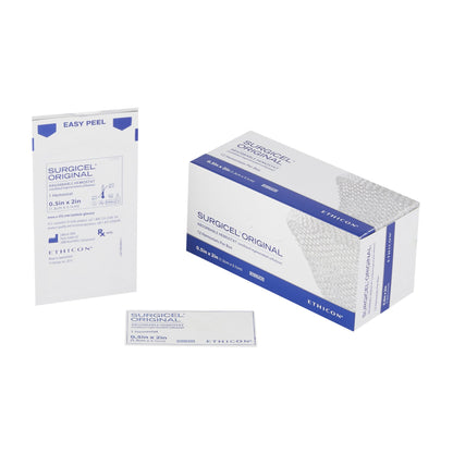 SURGICEL Original Absorbable Hemostatic Dressing 1/2 x 2 Inch Sterile – 12 Count