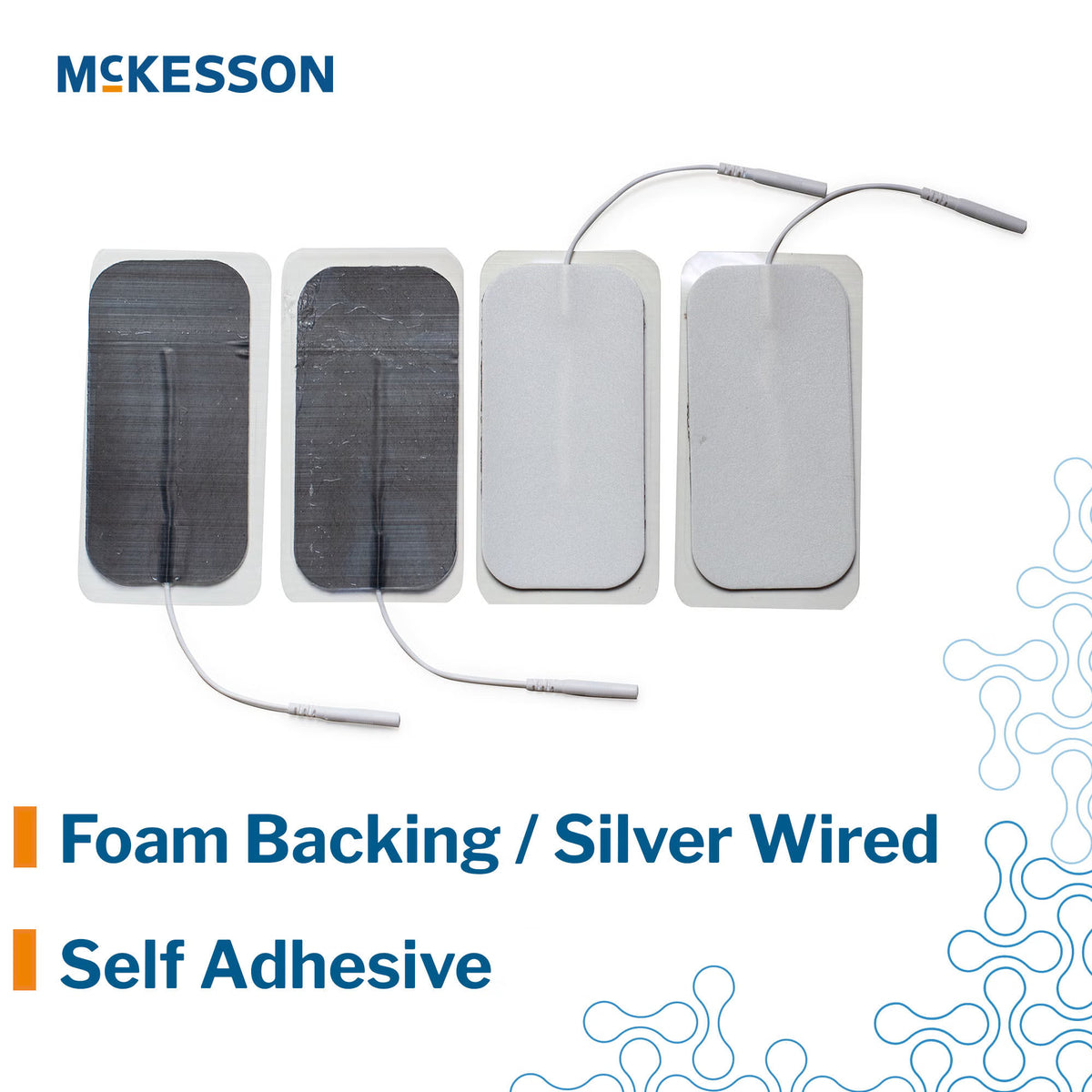 McKesson Electrotherapy Electrode for TENS and EMS Units 2 x 4 Inch