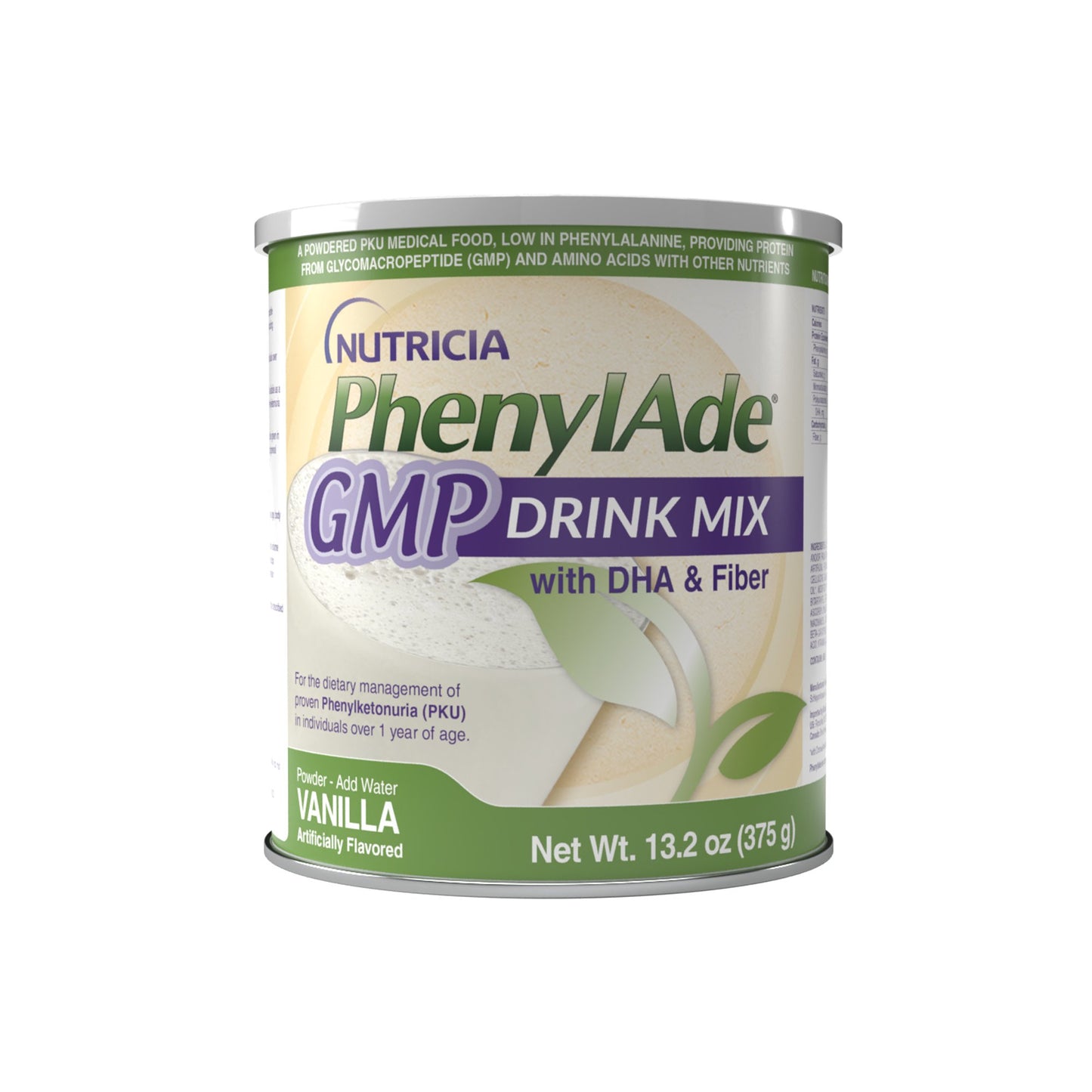 Nutricia PhenylAde GMP Vanilla PKU Oral Supplement Powder 13.2 oz Canister