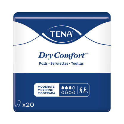 TENA Dry Comfort Bladder Control Pad 11 Inch Moderate Absorbency