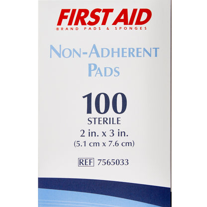 American White Cross Non-Adherent Dressing 2 x 3 Inch Sterile Wound Dressing