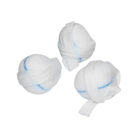 American White Cross Surgical Tonsil Sponge 1 Inch Diameter NonSterile