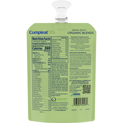 Compleat Organic Blends Plant Based Tube Feeding Formula 10.1 oz Pouch