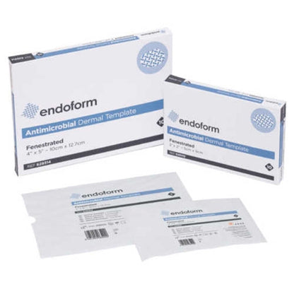 Endoform Antimicrobial High Flow Silver Collagen ECM Dressing 2 x 2 Inch Sterile