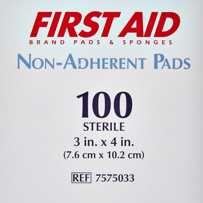 American White Cross Non-Adherent Dressing 3 x 4 Inch Sterile Wound Dressing