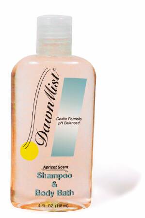 Shampoo and Body Wash DawnMist Flip Top Bottle Apricot Scent