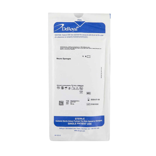 Sterile Surgical Sponge 10 Count Pack – General Procedure Absorbent Sponges
