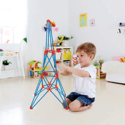 Hape Eiffel Tower Flexistix Bamboo Building Kit – STEM Construction Toy for Creative Learning Ages 4+