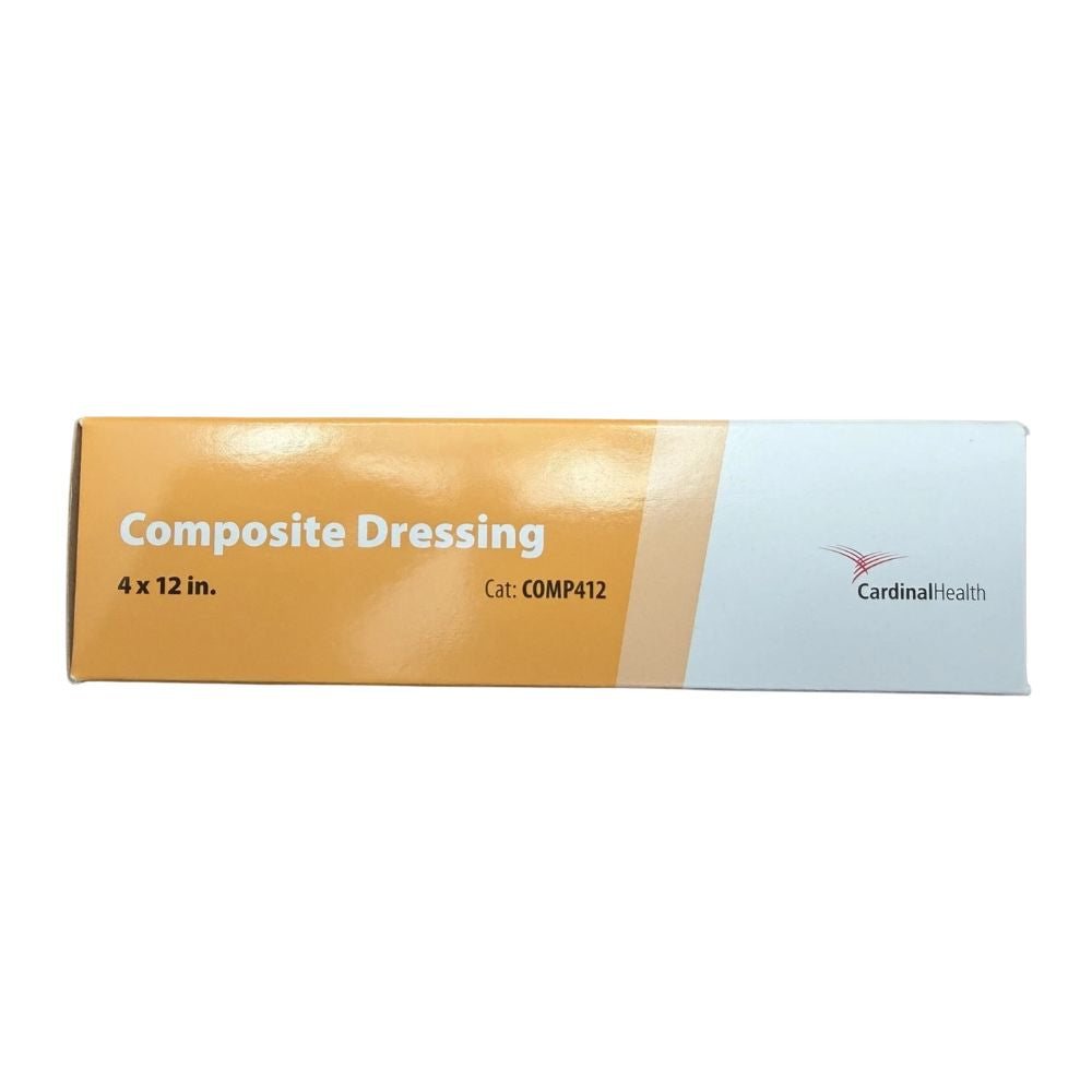 Cardinal Health Composite Dressing 4 x 12 Inch Sterile Rectangle Dressing