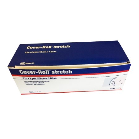 Dressing Retention Tape with Liner Cover-Roll Stretch White 4 Inch X 2 Yard Nonwoven Polyester NonSterile