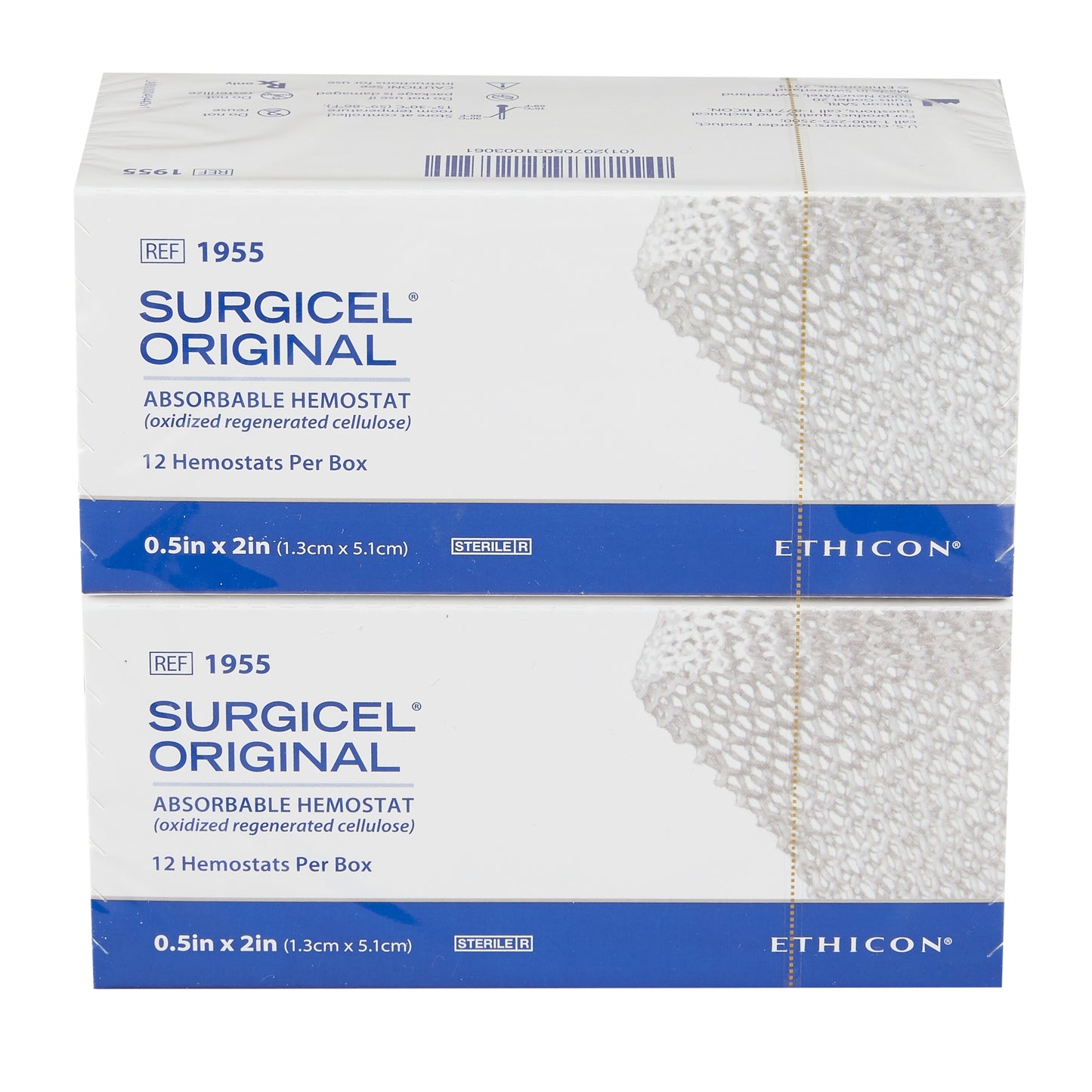 SURGICEL Original Absorbable Hemostatic Dressing 1/2 x 2 Inch Sterile – 12 Count