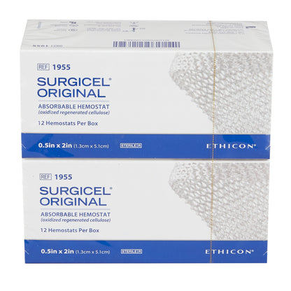SURGICEL Original Absorbable Hemostatic Dressing 1/2 x 2 Inch Sterile – 12 Count