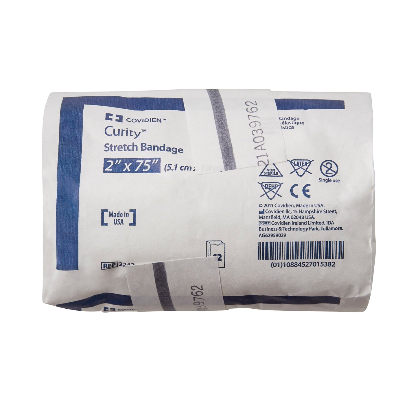 Curity Conforming Bandage 2 x 75 Inch NonSterile Cotton/Polyester Stretch Bandage