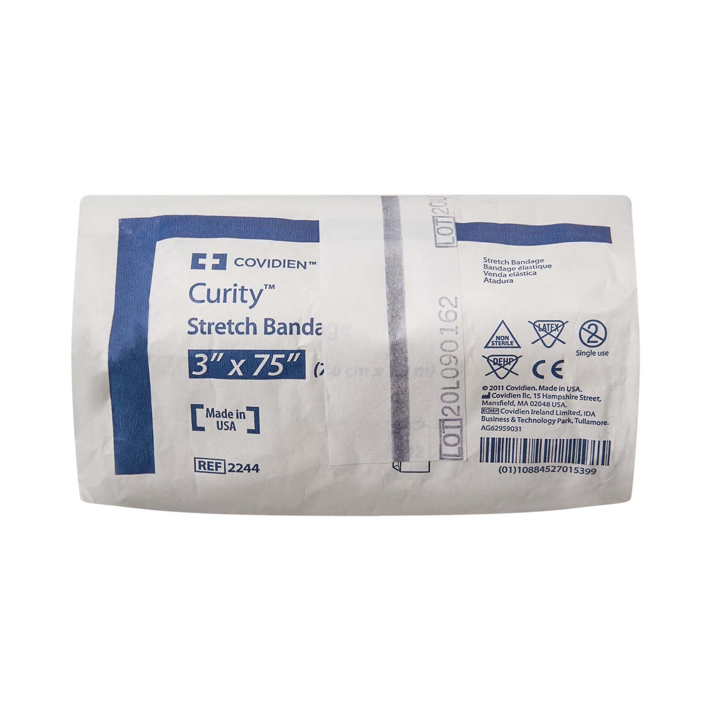 Curity Conforming Bandage 3 x 75 Inch NonSterile Cotton/Polyester Stretch Bandage