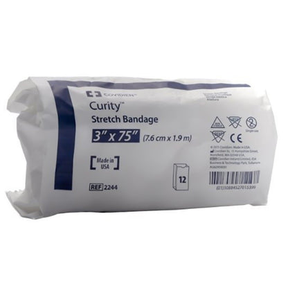 Curity Conforming Bandage 3 x 75 Inch NonSterile Cotton/Polyester Stretch Bandage