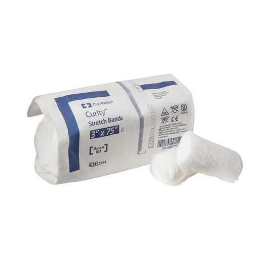 Curity Conforming Bandage 3 x 75 Inch NonSterile Cotton/Polyester Stretch Bandage