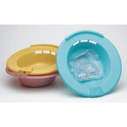 Sitz Bath Round Turquoise Polypropylene 2000 mL Bag Graduated, 500 mL Increments up to 2000 mL