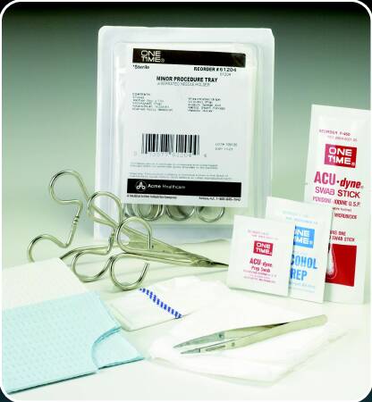 Minor Procedure Tray One Time Sterile