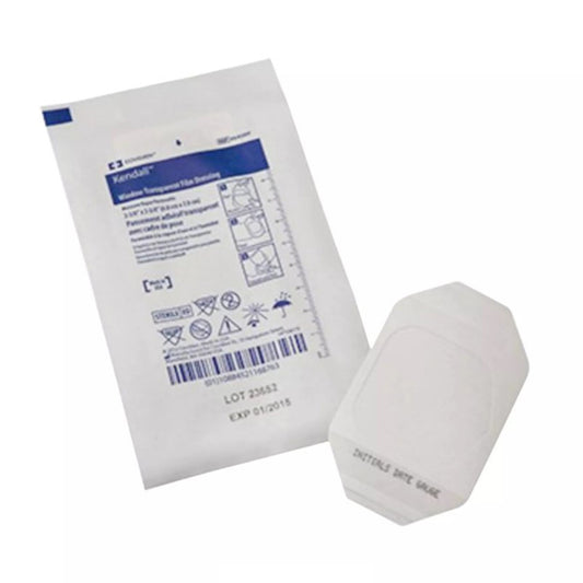 Kendall Transparent Film Dressing 2 x 2-3/4 Inch Sterile 2-Tab Adhesive Film Dressing