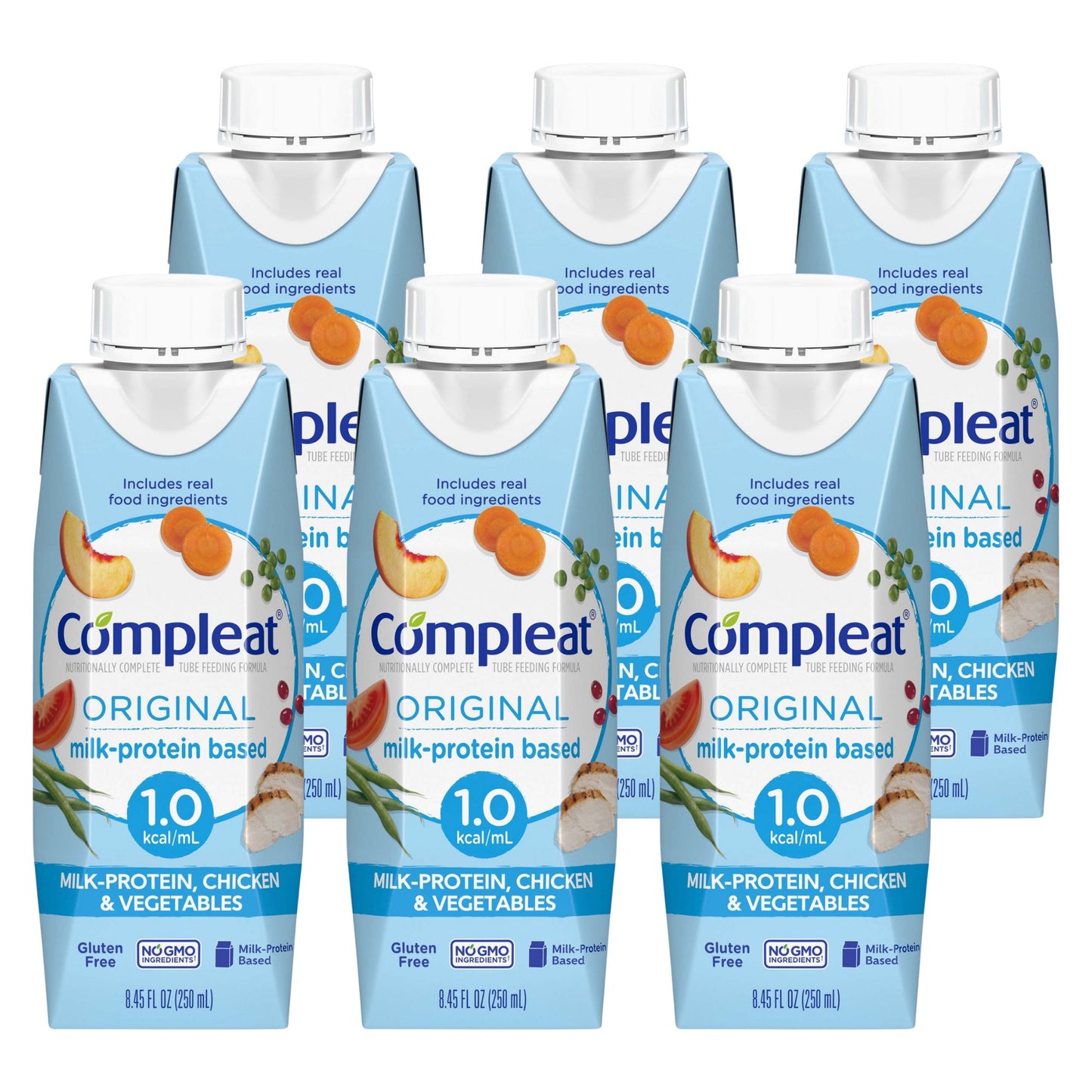 Compleat Original Unflavored Tube Feeding Formula 8.45 oz. Carton