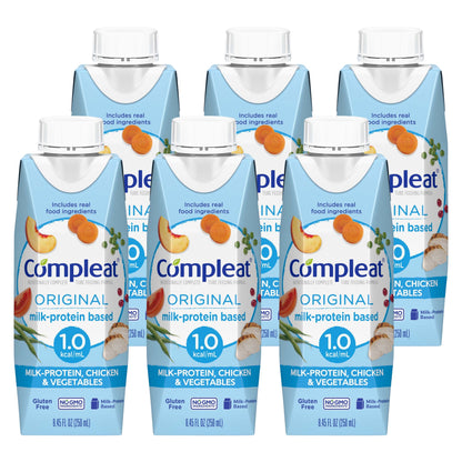 Compleat Original Unflavored Tube Feeding Formula 8.45 oz. Carton