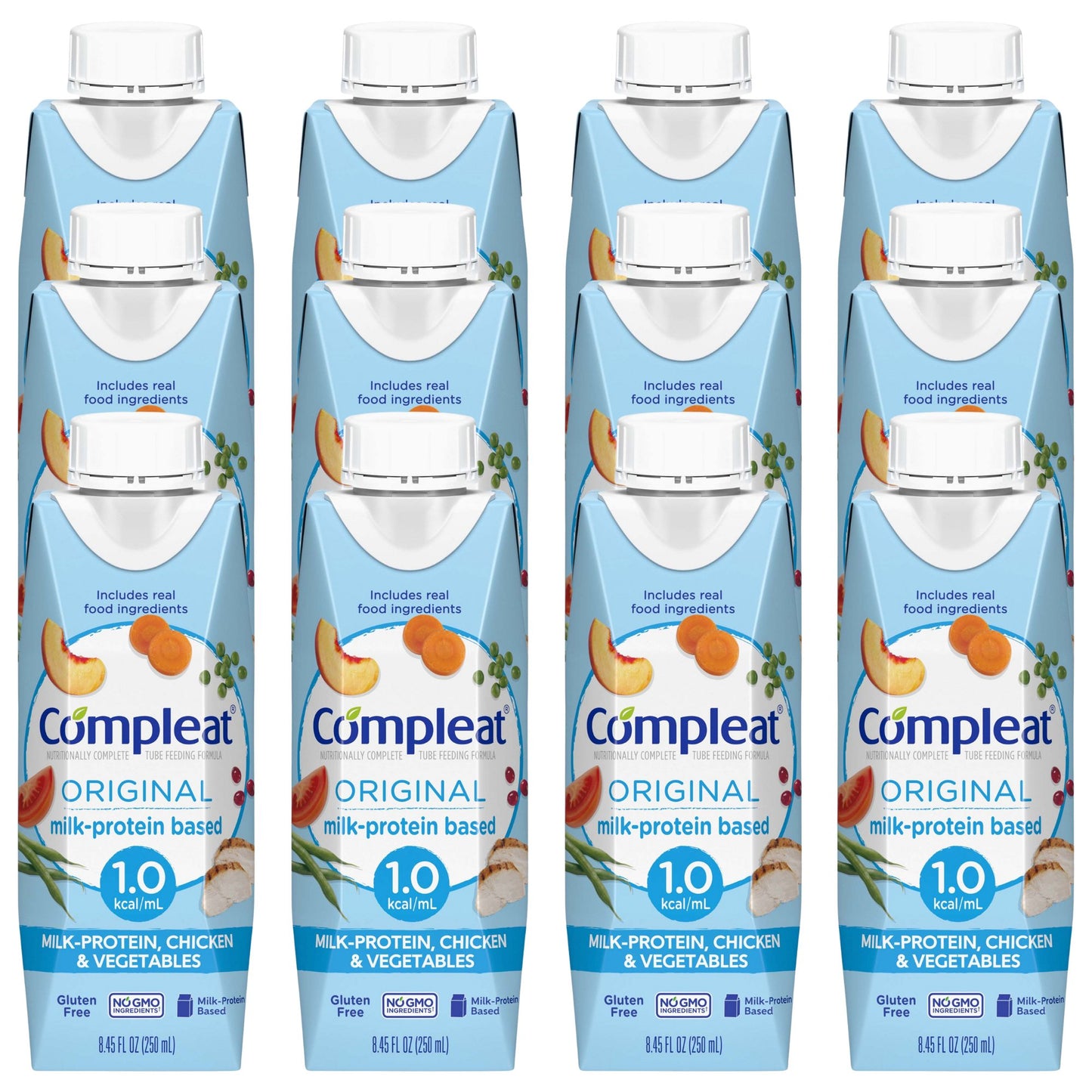 Compleat Original Unflavored Tube Feeding Formula 8.45 oz. Carton